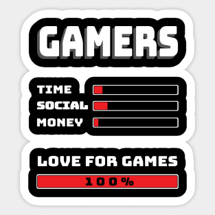 Life Of A Gamer Sticker